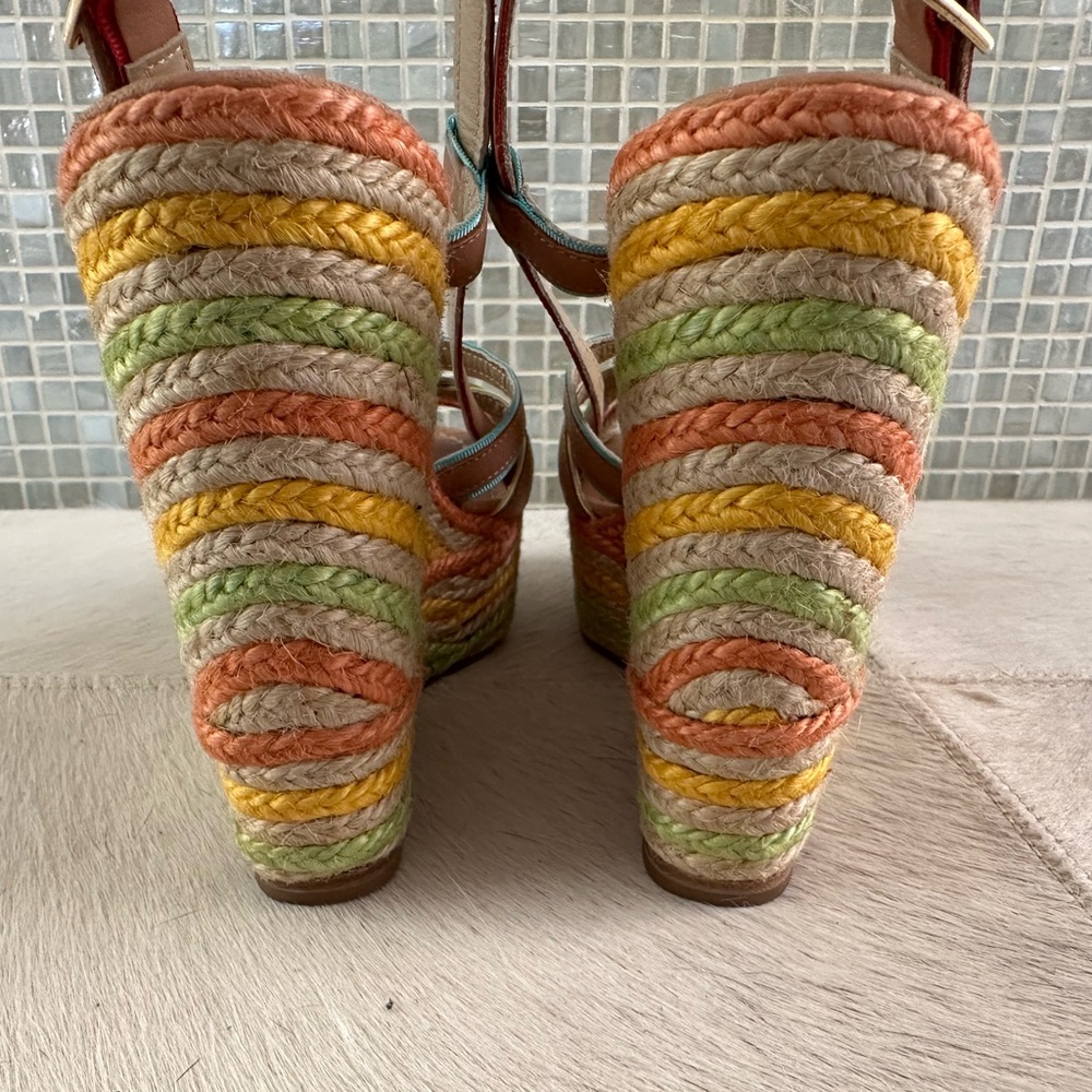 Multi-Color Wedge Sandals - Women - Picture 6 of 6